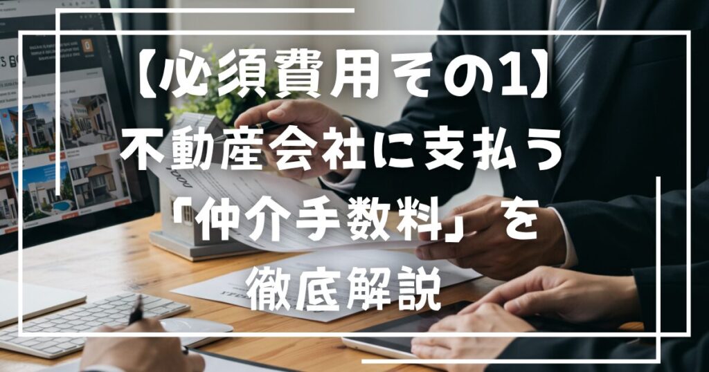 【必須費用その1】不動産会社に支払う「仲介手数料」を徹底解説