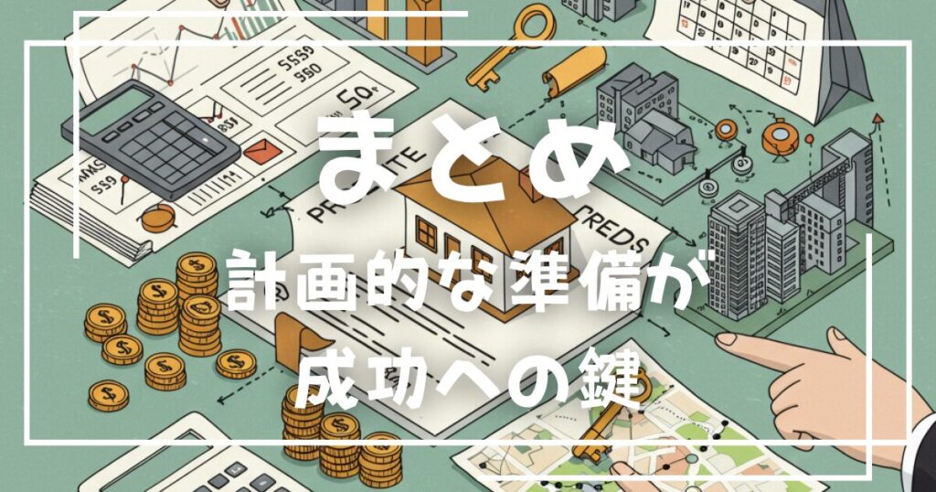 まとめ:計画的な準備が成功への鍵