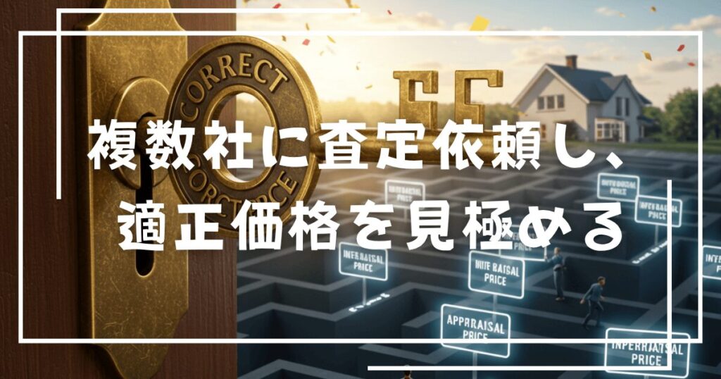 複数社に査定依頼し、適正価格を見極める