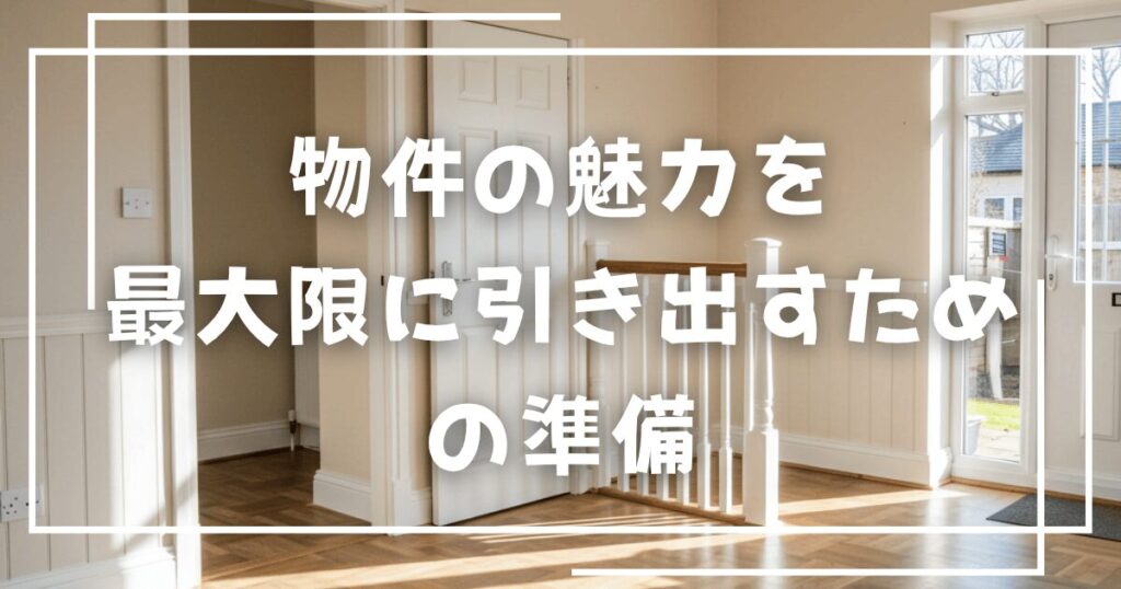 物件の魅力を最大限に引き出すための準備