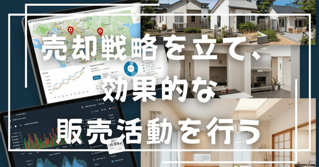売却戦略を立て、効果的な販売活動を行う