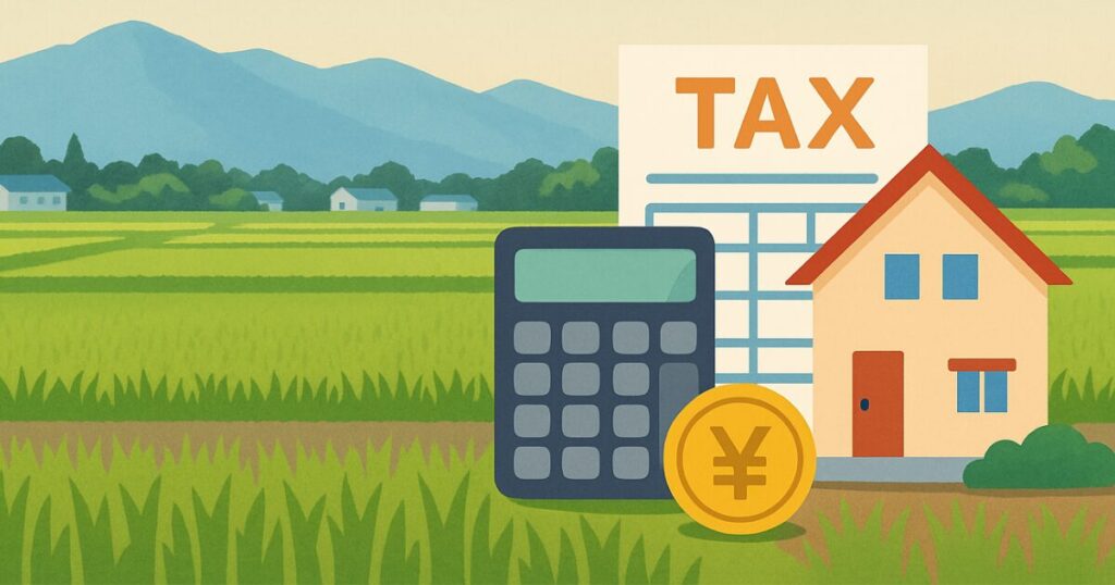 広島の不動産売却でかかる税金シミュレーションを解説する図