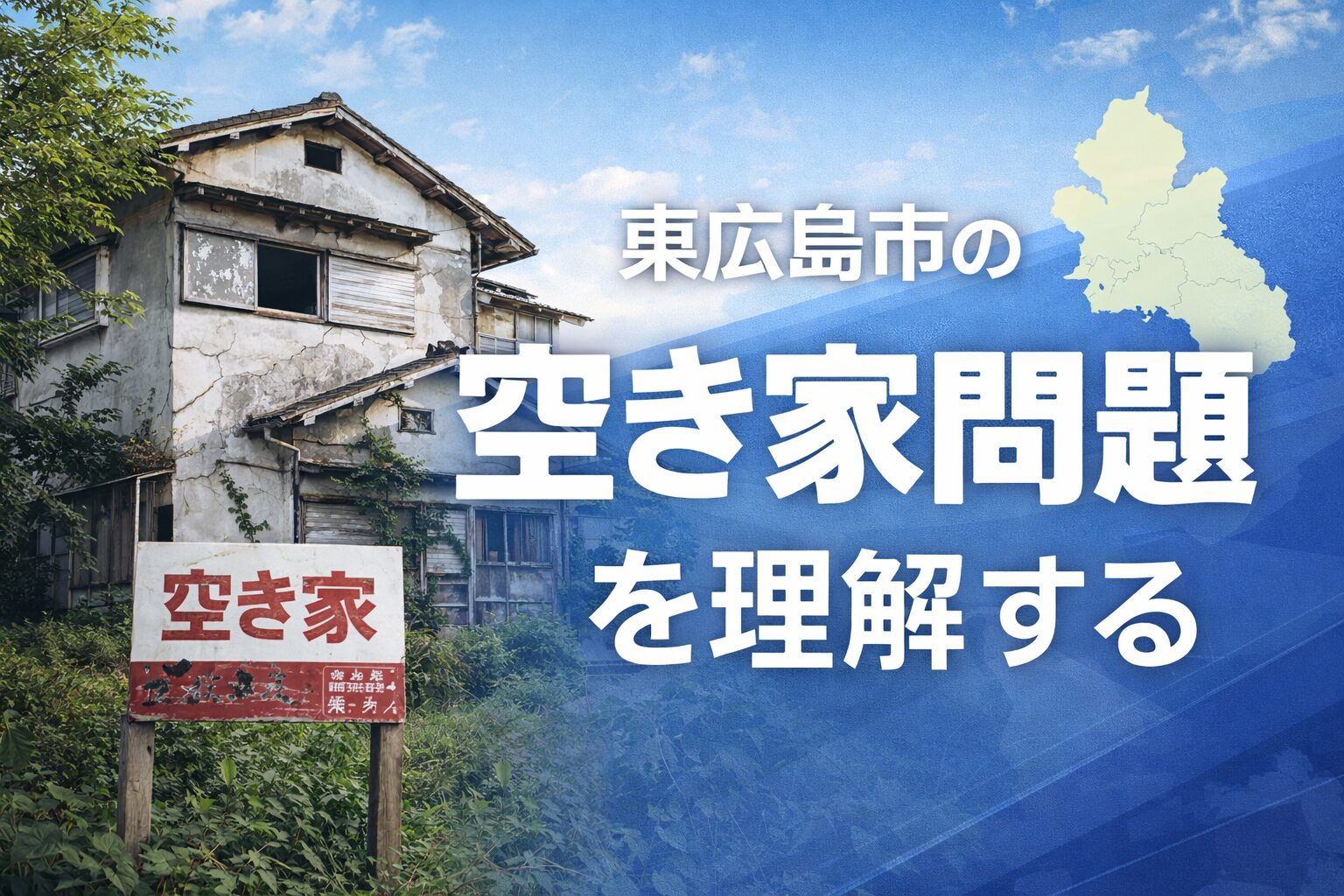 空き家問題を理解します。