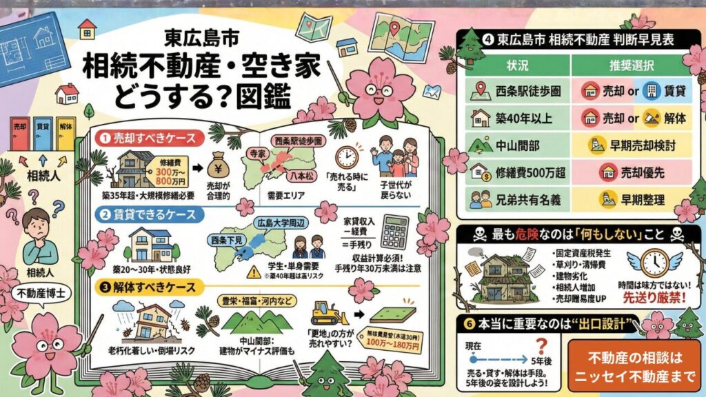 東広島市の相続不動産相談ならニッセイ不動産