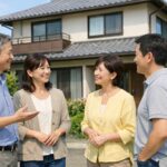 東広島市で相続した不動産をどうするか考えている家族のイメージ